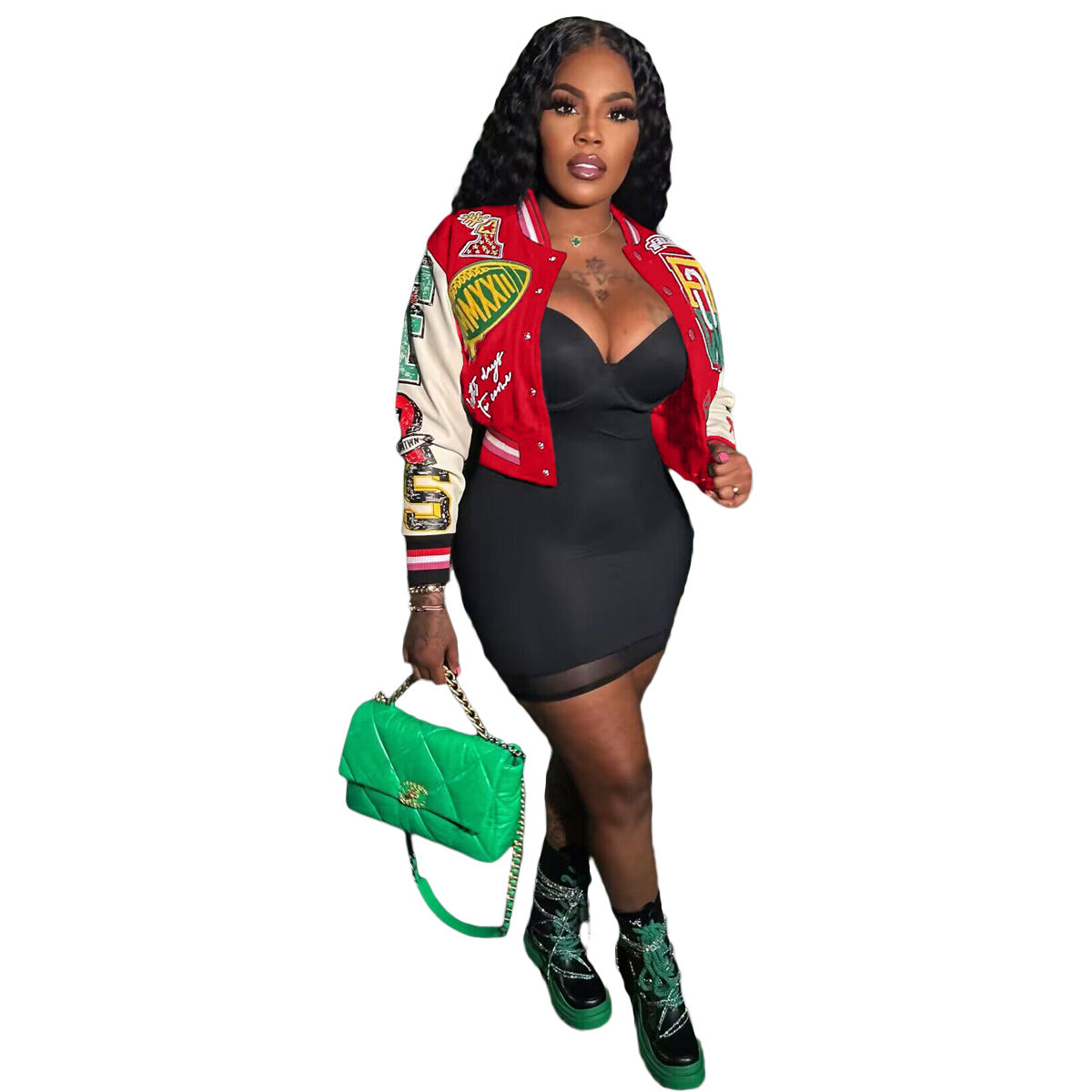 Thread Woolen Baseball Full Positioning Printing Jackets