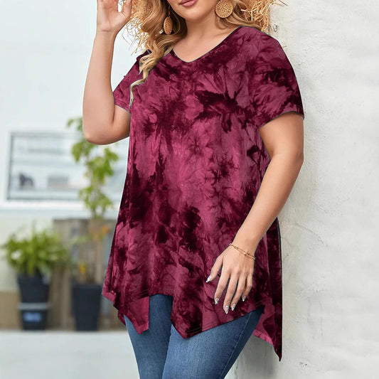 Women's Fashion Wear Hem Irregular Sleeve Loose Shorts