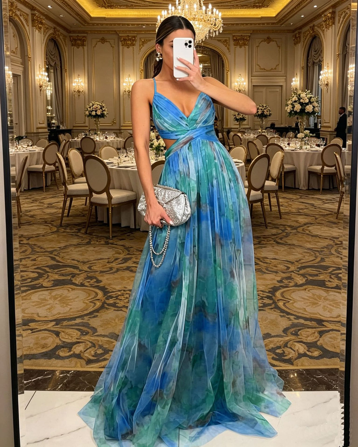 Cool Classy Women's Sexy Long Mesh Dress