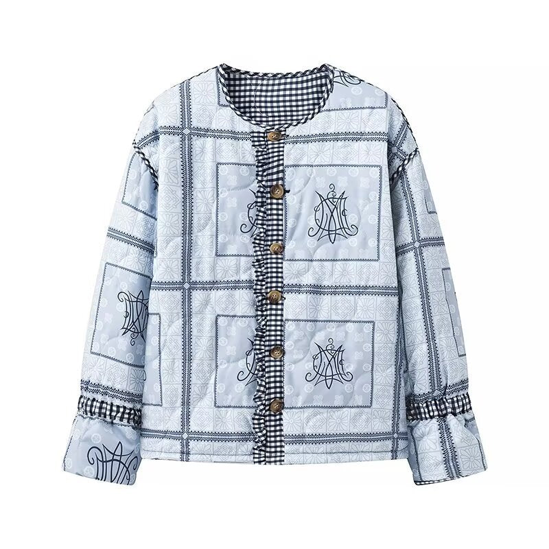 Women's Unique Fashion Casual Double-sided Plaid Jackets