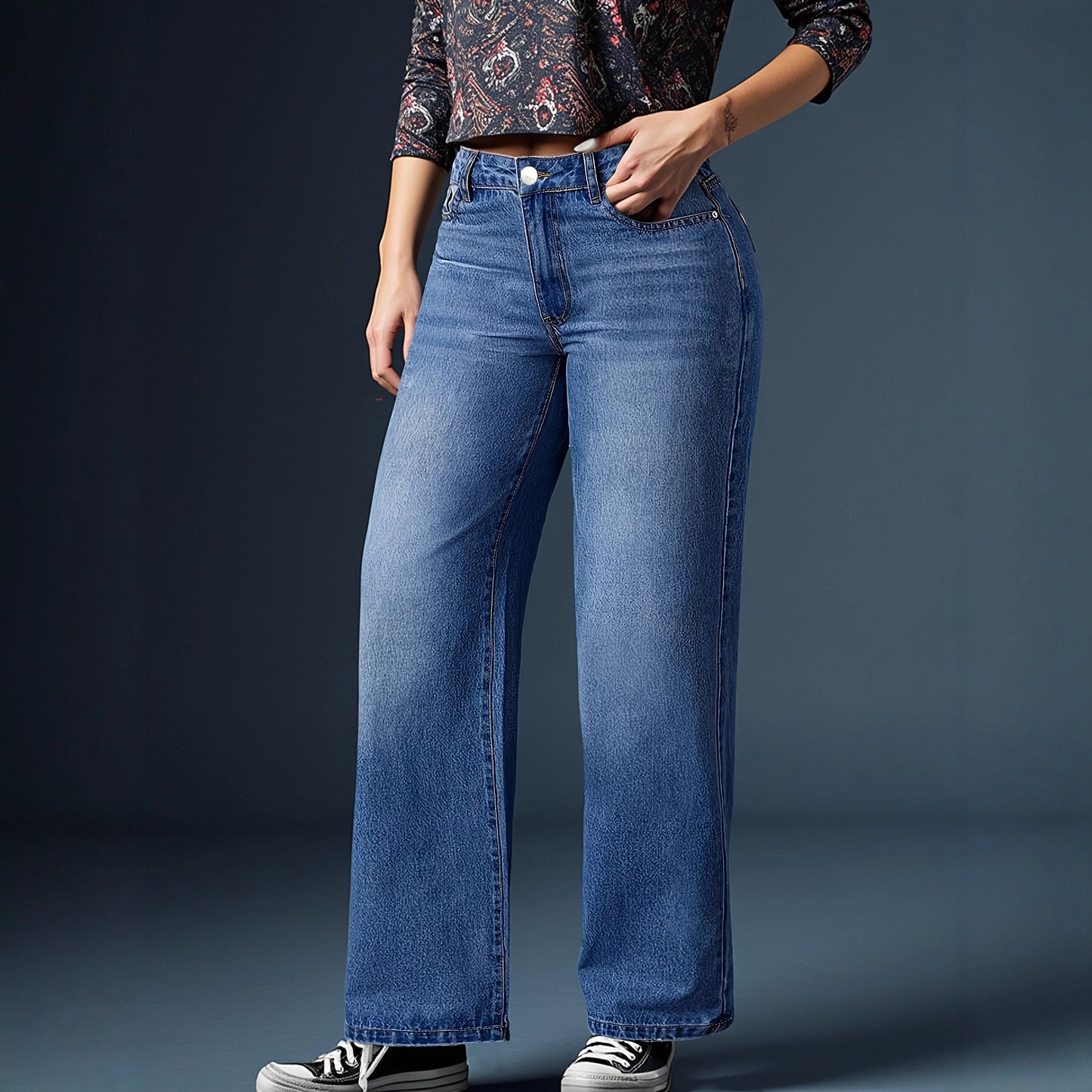 Women's Beautiful Stylish Retro Stretchy Casual Jeans