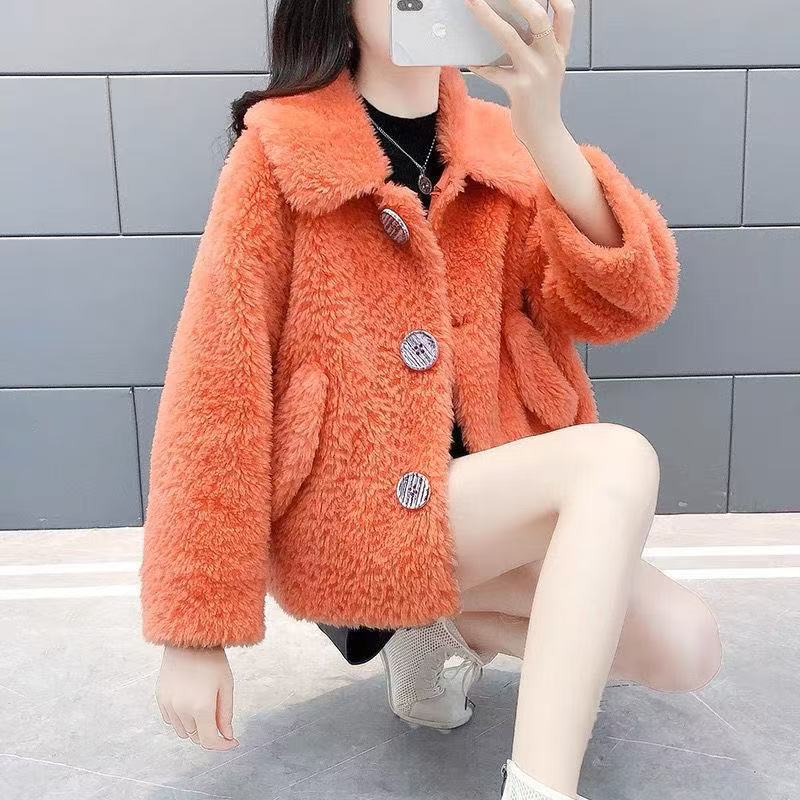 Faux Cashmere Light Fur Small One Fashion Women's Sweater, Sweater
