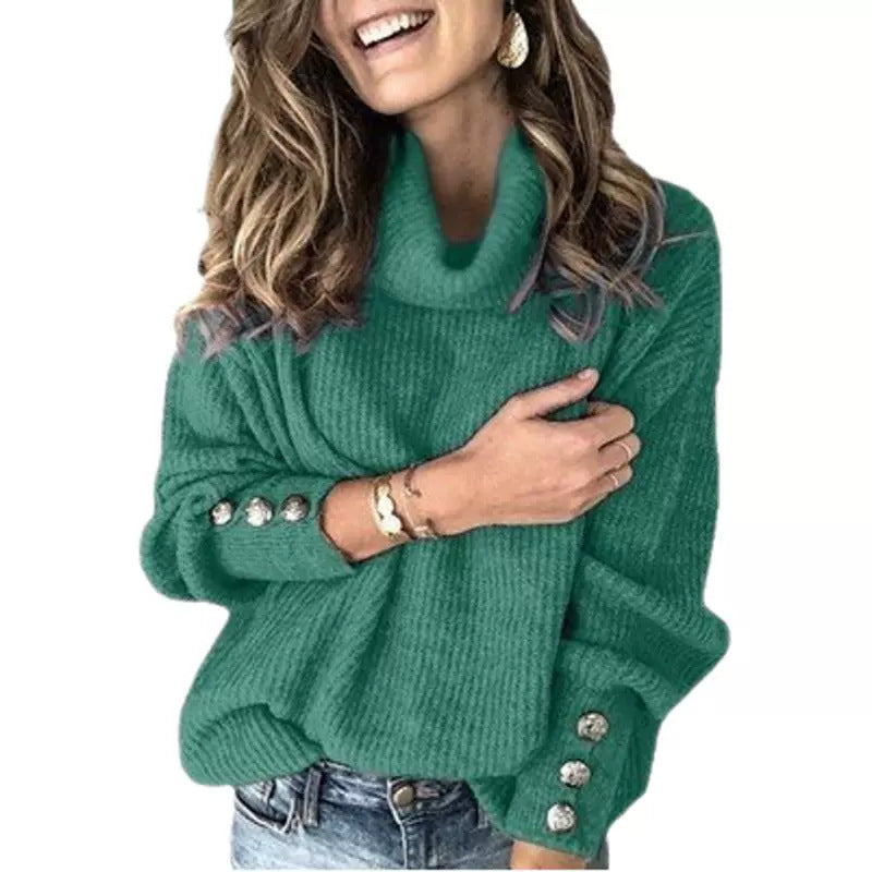 Classic Innovative Creative Cool Women's Turtleneck Sweater