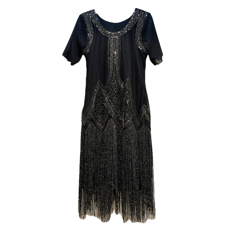 Women's Sexy Luxury Sequin Bead Tassel Stage Performance Costumes