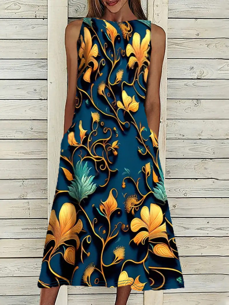 Women's Beautiful Innovative Printed Elegant Dress Dresses
