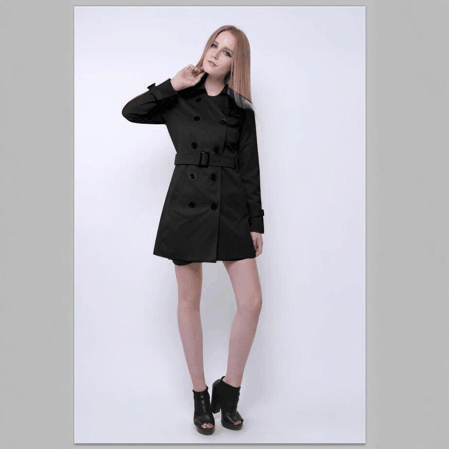 Spring Trench Slim Fit Elegant Double Coats