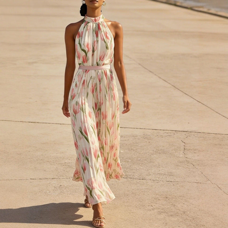 Summer Elegant Large Swing Vacation Style Dress