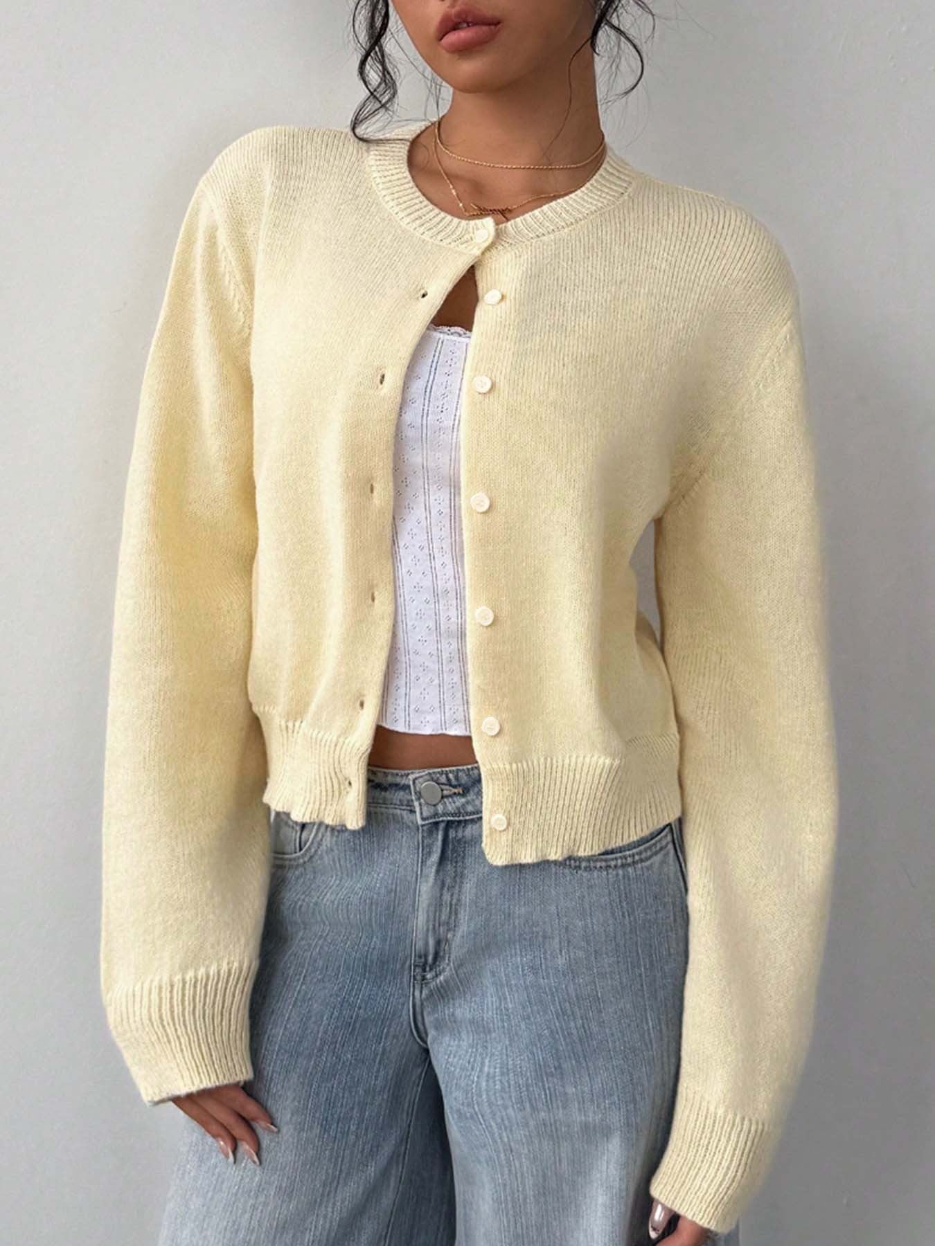 Women's Long Sleeve Soft Glutinous Loose Slimming Sweater