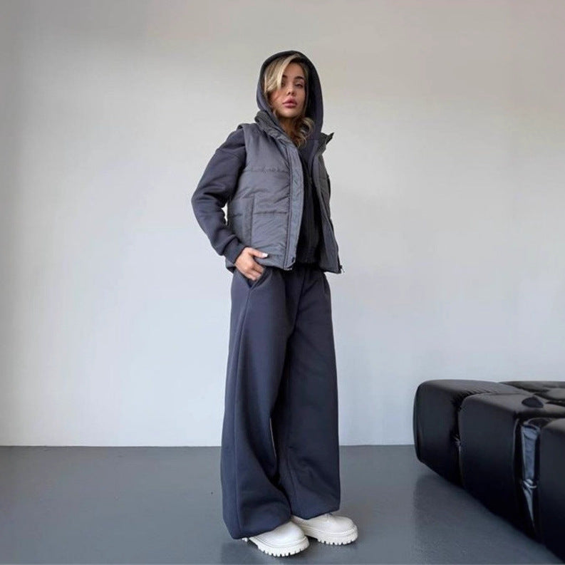 Trendy Hot Outer Wear Sleeveless Stand Vests