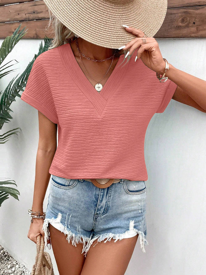 Women's Comfortable Fashion Loose Sleeve T-shirt Blouses