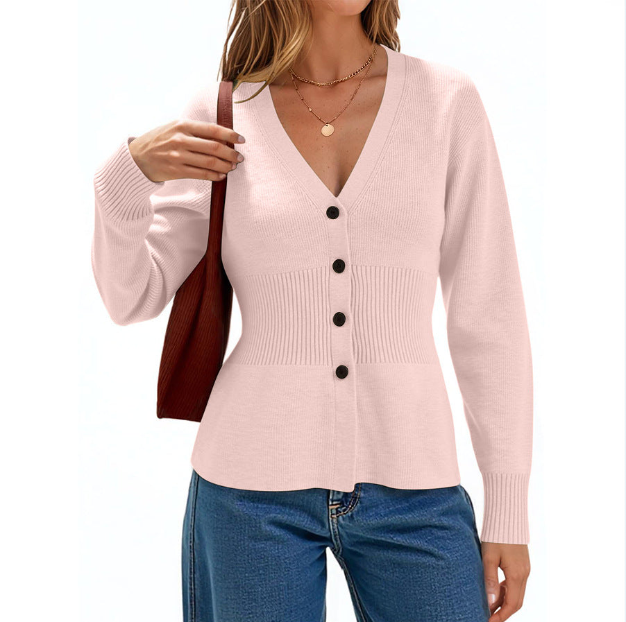 Female Elegant Graceful Easy Matching Waisted Sweaters