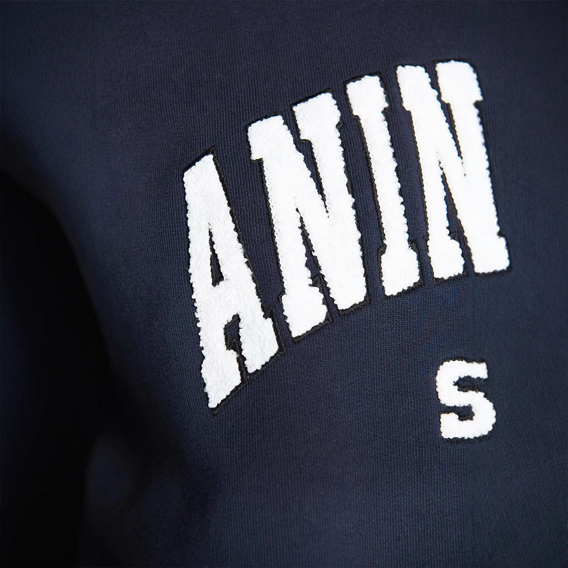 Women's Autumn Wear Classic Letter Flower Embroidery Inner Fleece Loose Sweaters