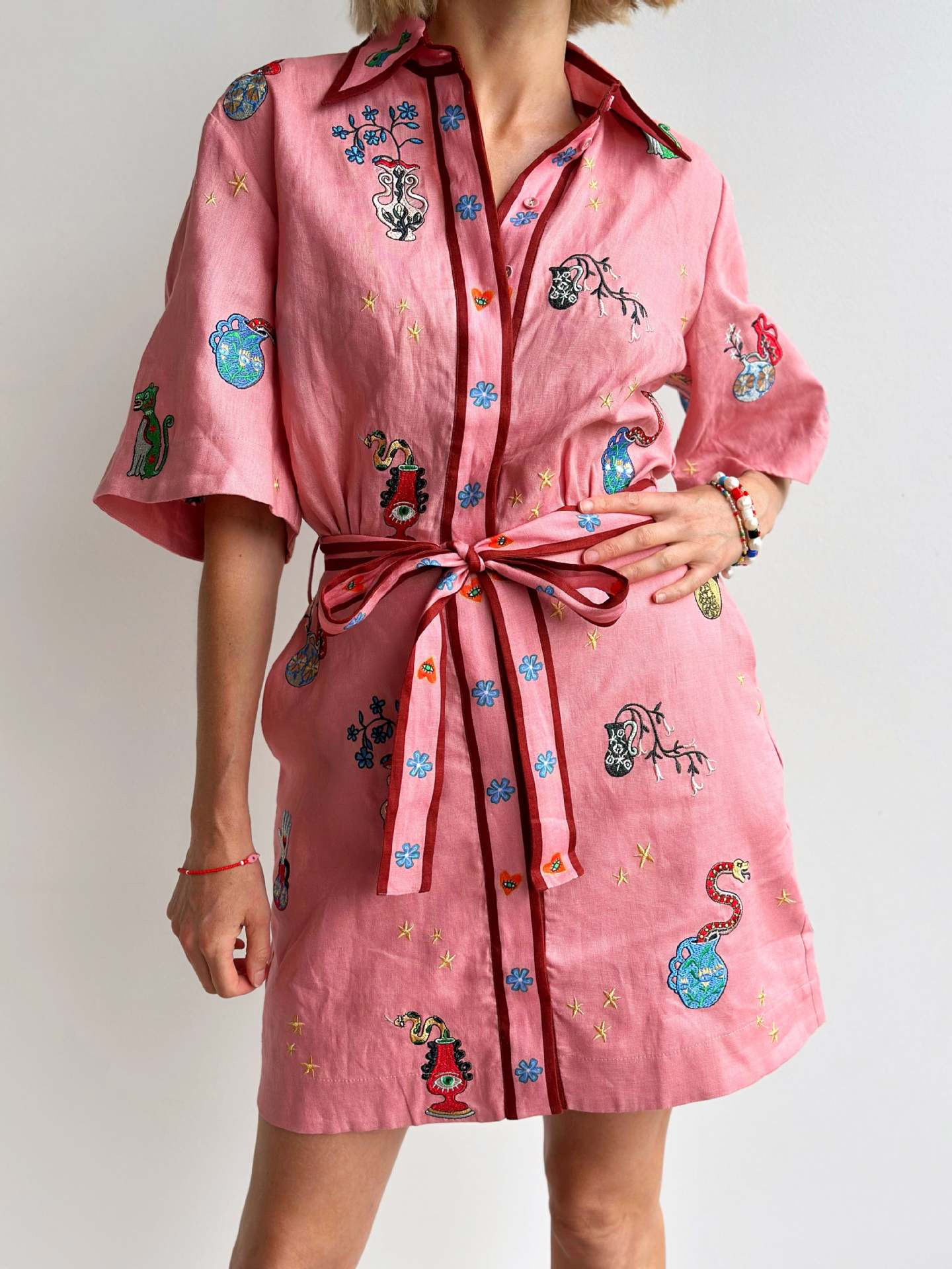 Casual Fashion Linen Shirt Temperament Wild Dresses