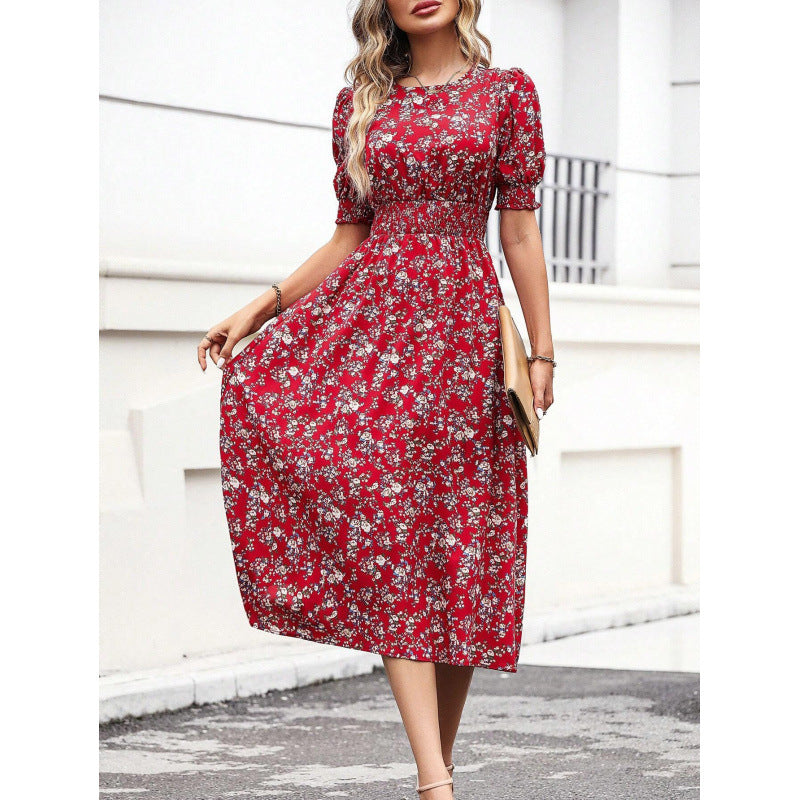 Popular Classy New Floral Vacation Style Dress