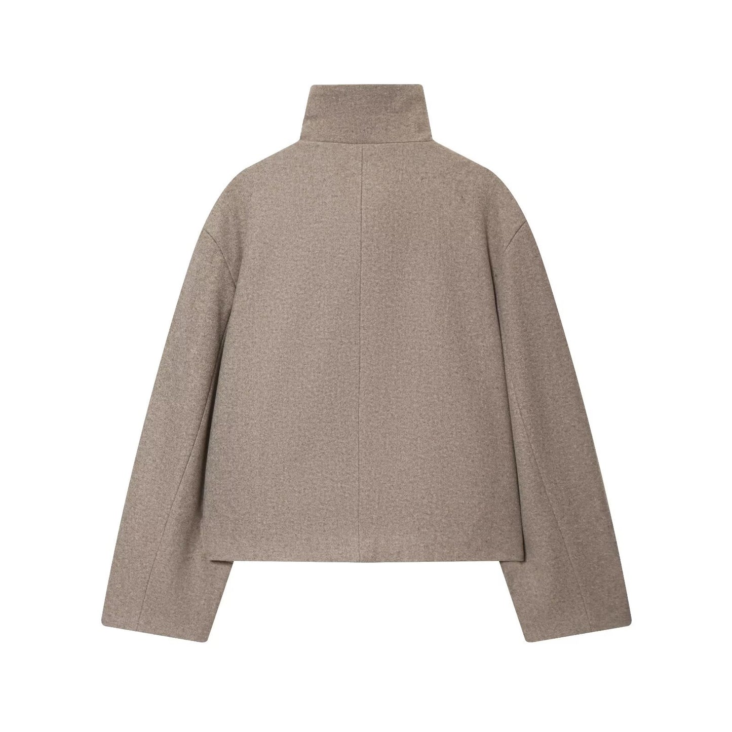Women's Graceful Fashionable Personalized Stand Collar Commuter Coats