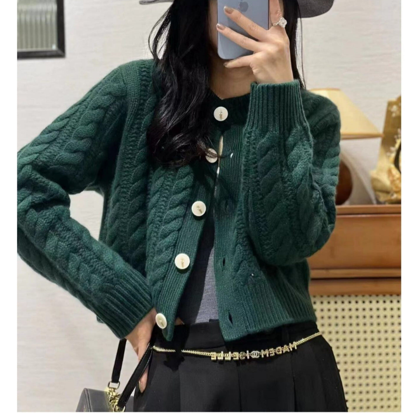 Women's Autumn Wear Korean Twisted Outer Soft Women's Sweater