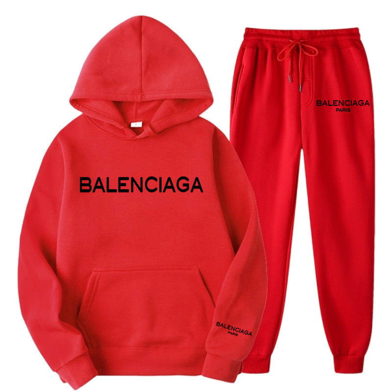 Women's & Men's Trendy Letters High Street Loose Fleece Suits