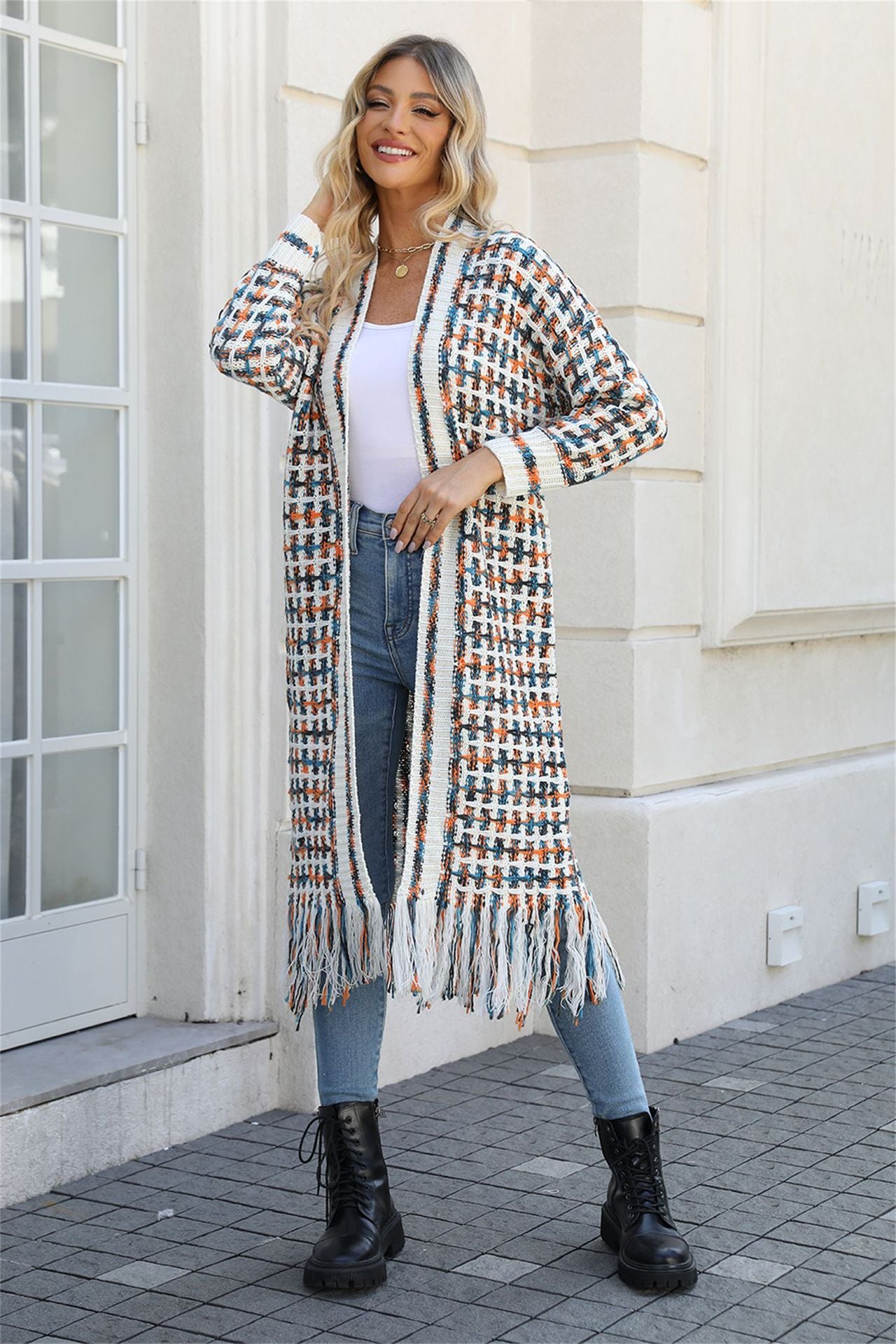 Comfortable Creative Women's Spring Tassel Long Plus Size