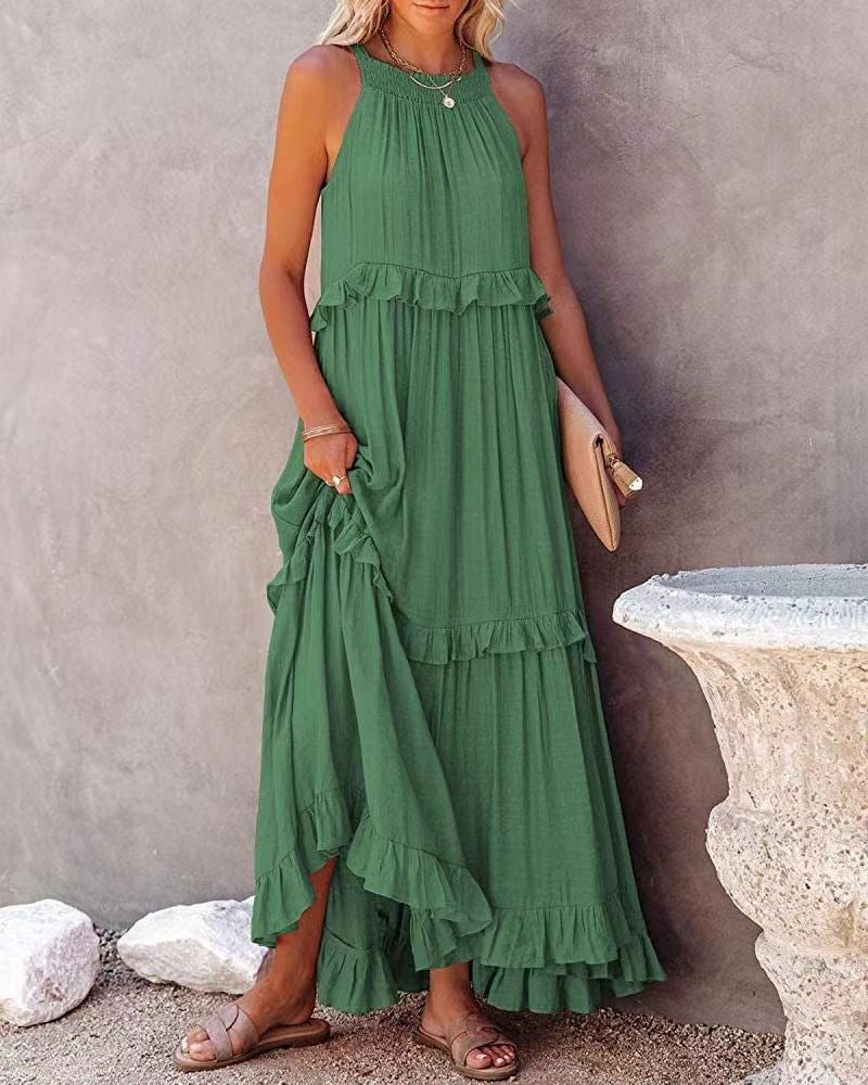Women's Source Summer Elegant Long Floor-length Cake Dress