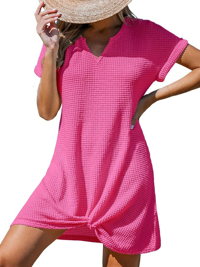 Women's Beach Sun Protection Casual Twist Dress Dresses