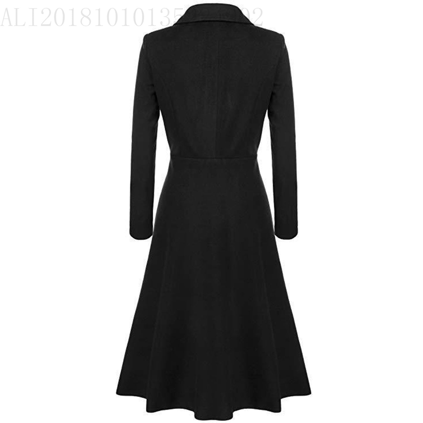 Women's Slim Fit Woolen Long-sleeved Fashion Casual Coats