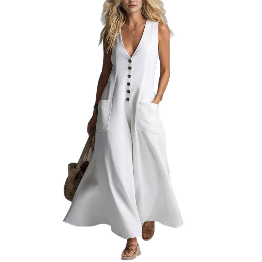 Attractive Women's Fashion Casual Style Sleeveless Dress