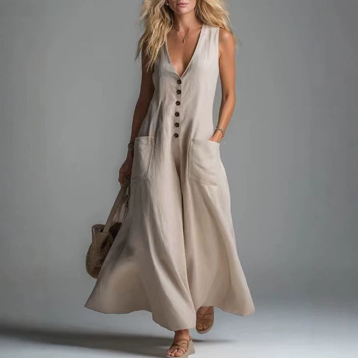 Attractive Women's Fashion Casual Style Sleeveless Dress