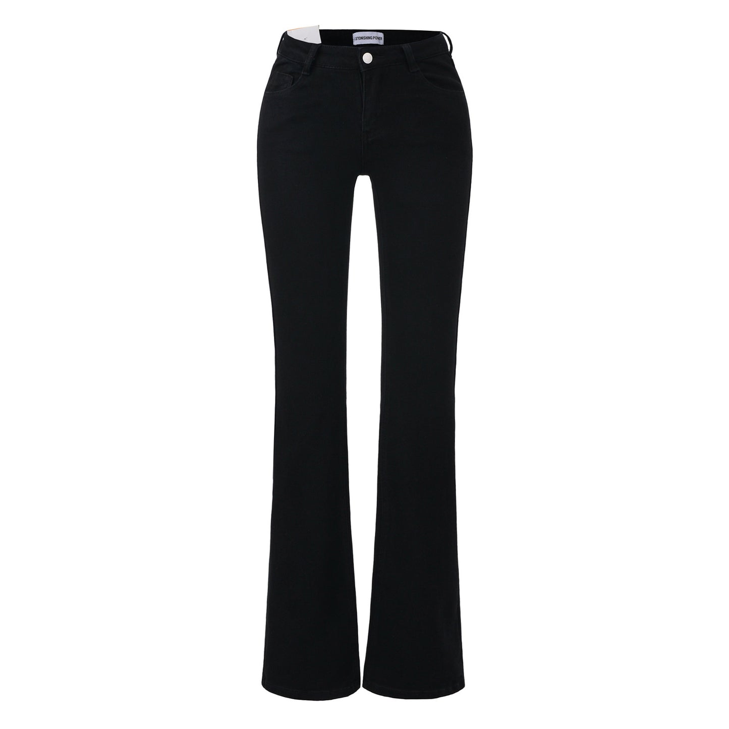 Women's Cushion Low Waist Slightly Flared Autumn Versatile Jeans