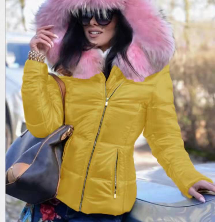 Women's Fashion Stylish Down Hood Large Coats