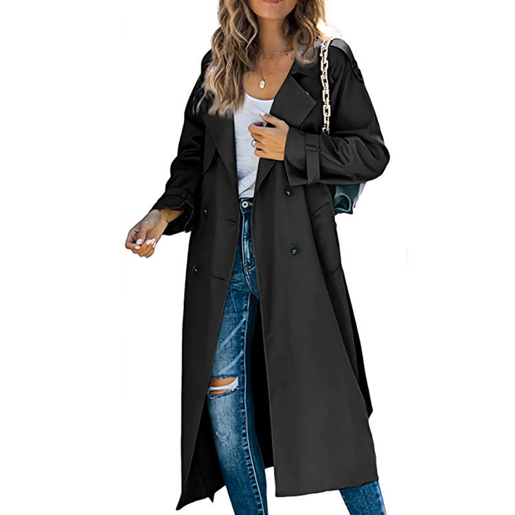 Women's Slouchy Winter Autumn Trench Overcoat Coats