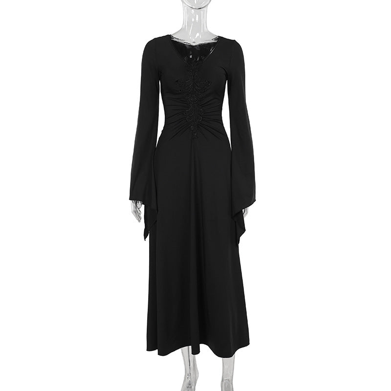 Women's Dress Dark Style Elegant Witch Sleeve Dresses