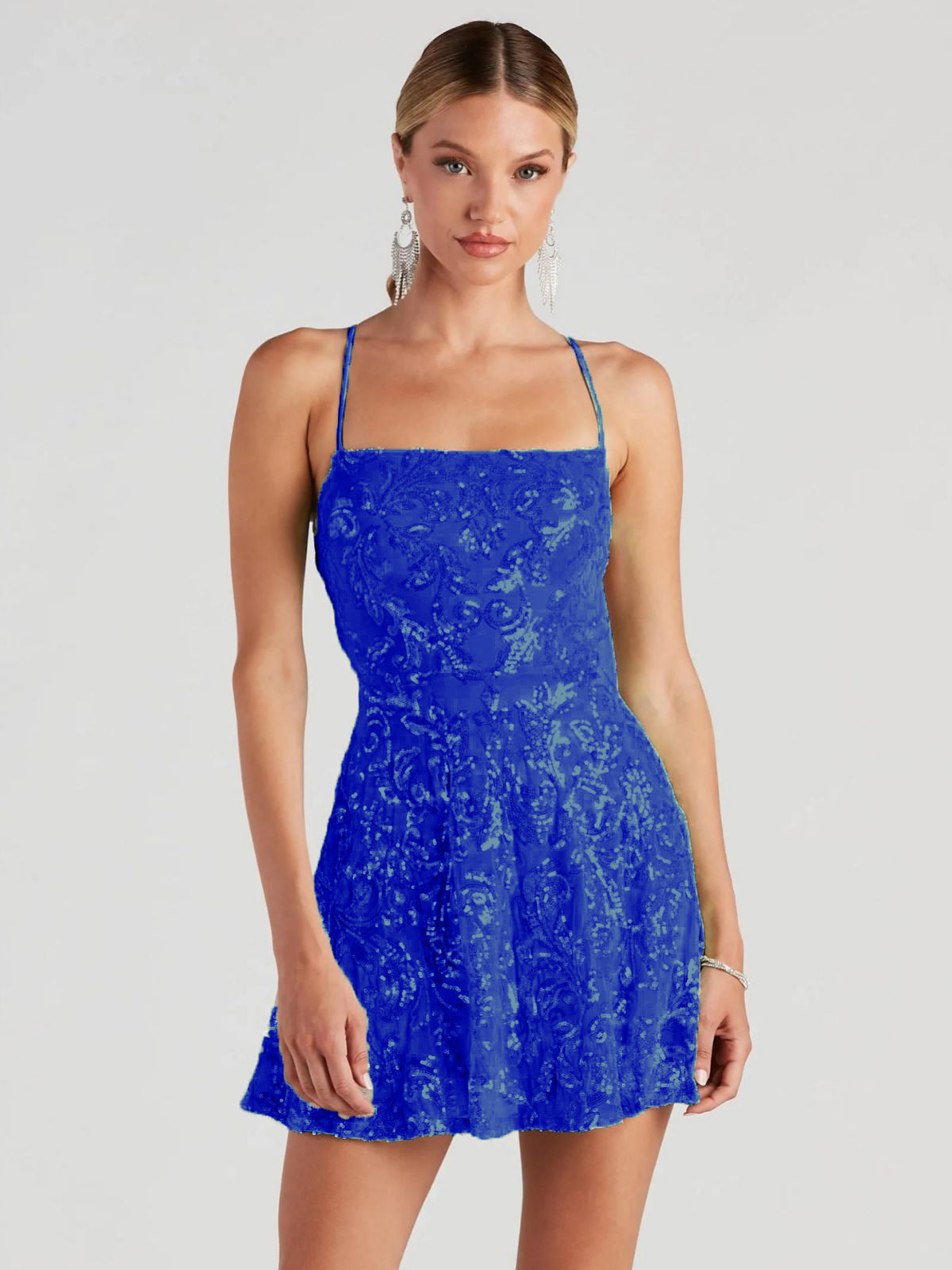 Sequined Summer Sequin Nightclub Party Dress Dresses