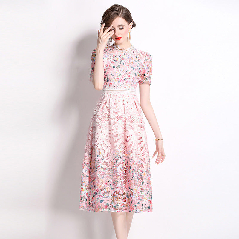 Women's Summer French Elegant High Sense Slimming Dresses