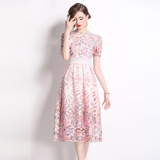 Women's Summer French Elegant High Sense Slimming Dresses
