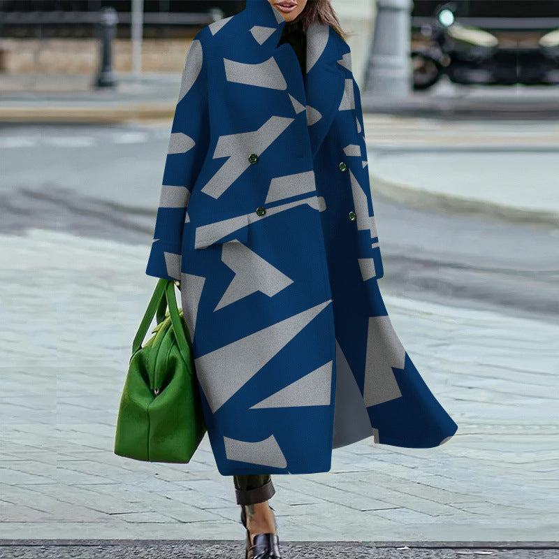 Women's Loose Winter Autumn Woolen Warm Commuting Coats