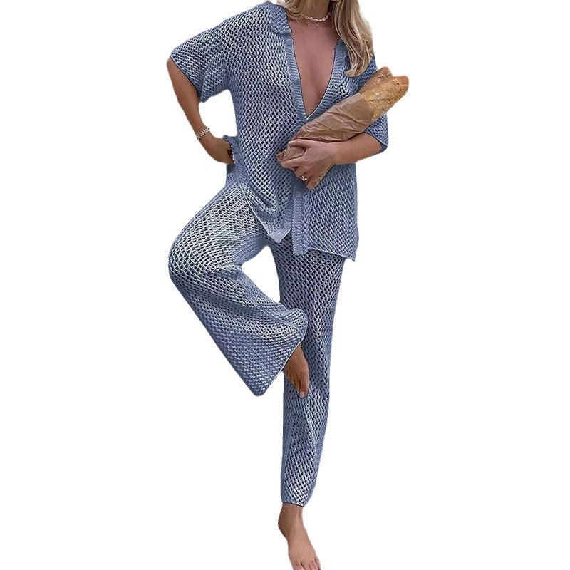 Fashionable Sexy Comfortable Net Hole Clinch Autumn Dresses