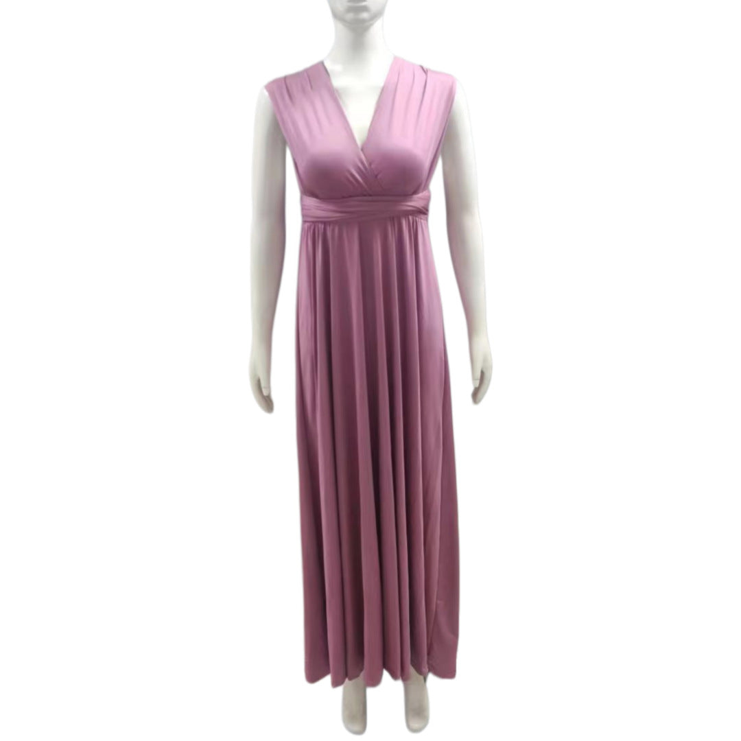 Multiple Cross Backless Sexy Bandage One-piece Dress