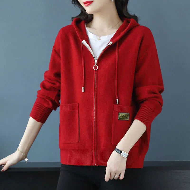 Women's Trendy Hooded Autumn Fashion Korean Outerwear Coats