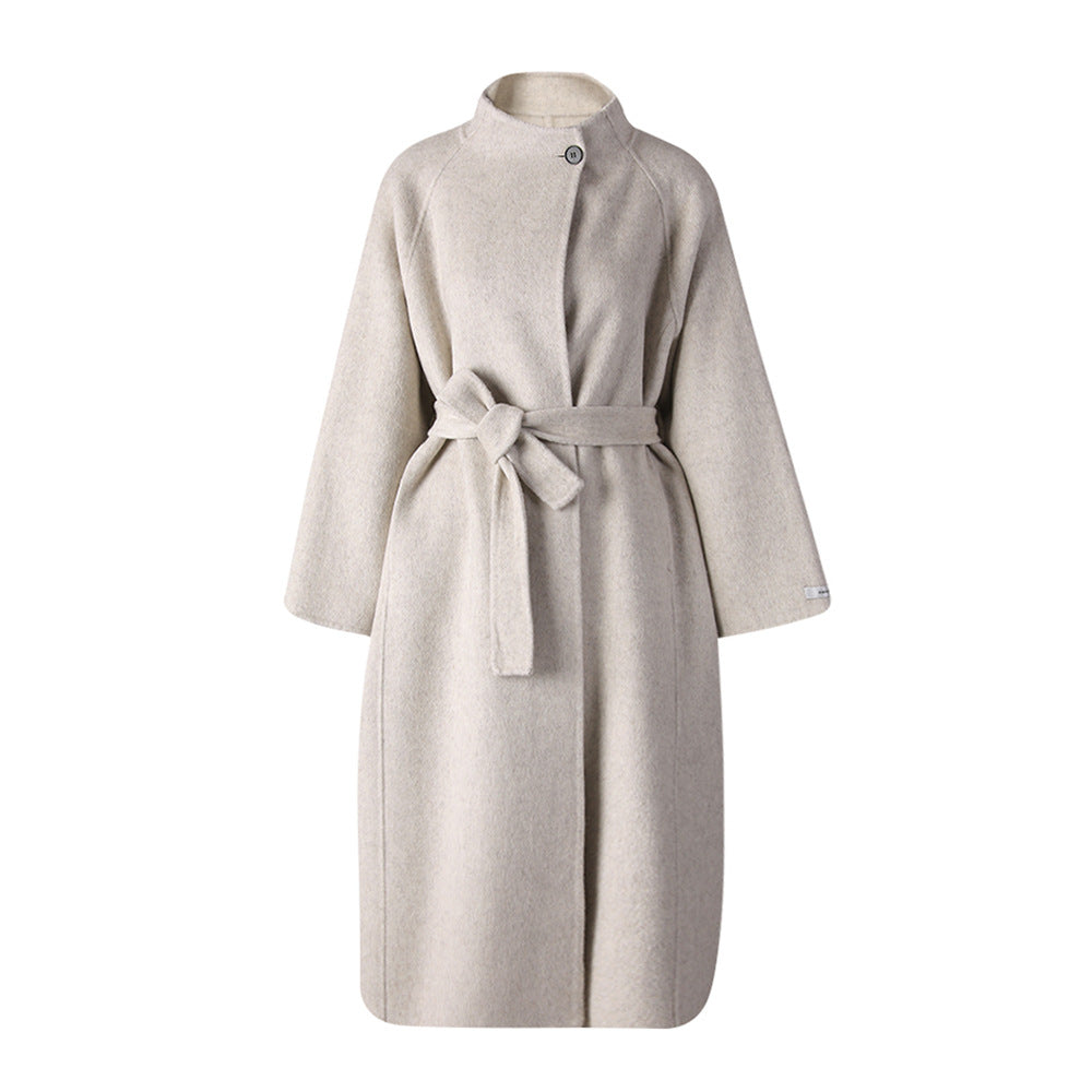 Women's Collar Design Sense Idle Double-sided Woolen Temperament Coats