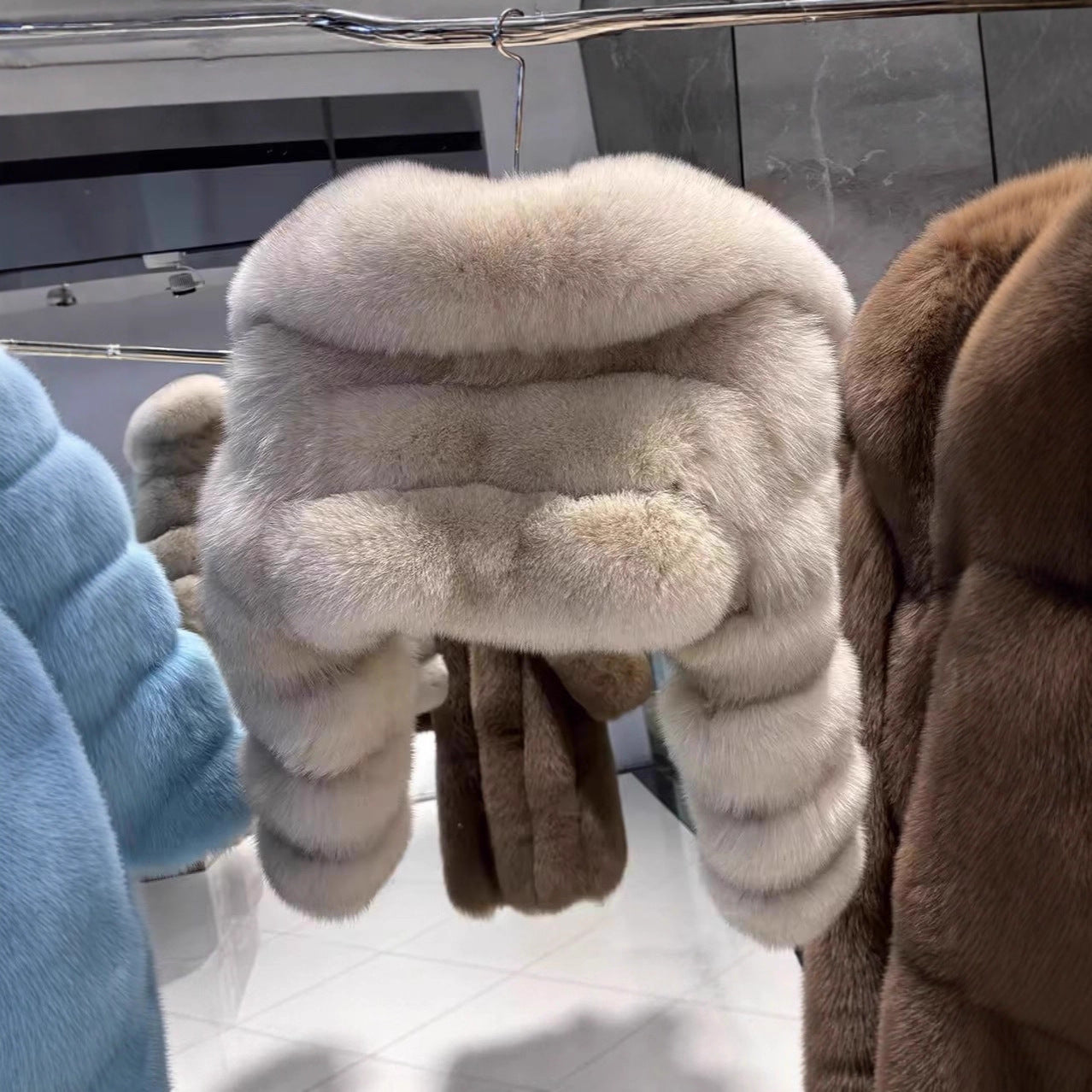 Fur Imitation Fox Warm Lapel Winter Coats