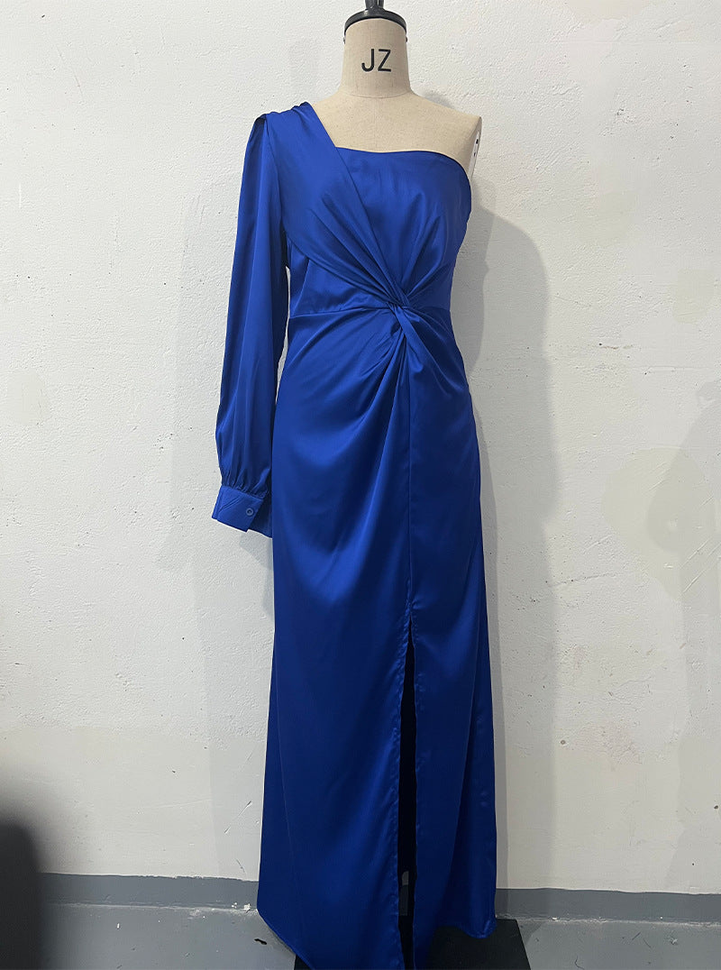 Women's Spring Dress Fashionable Temperament Cinched Waist Dresses
