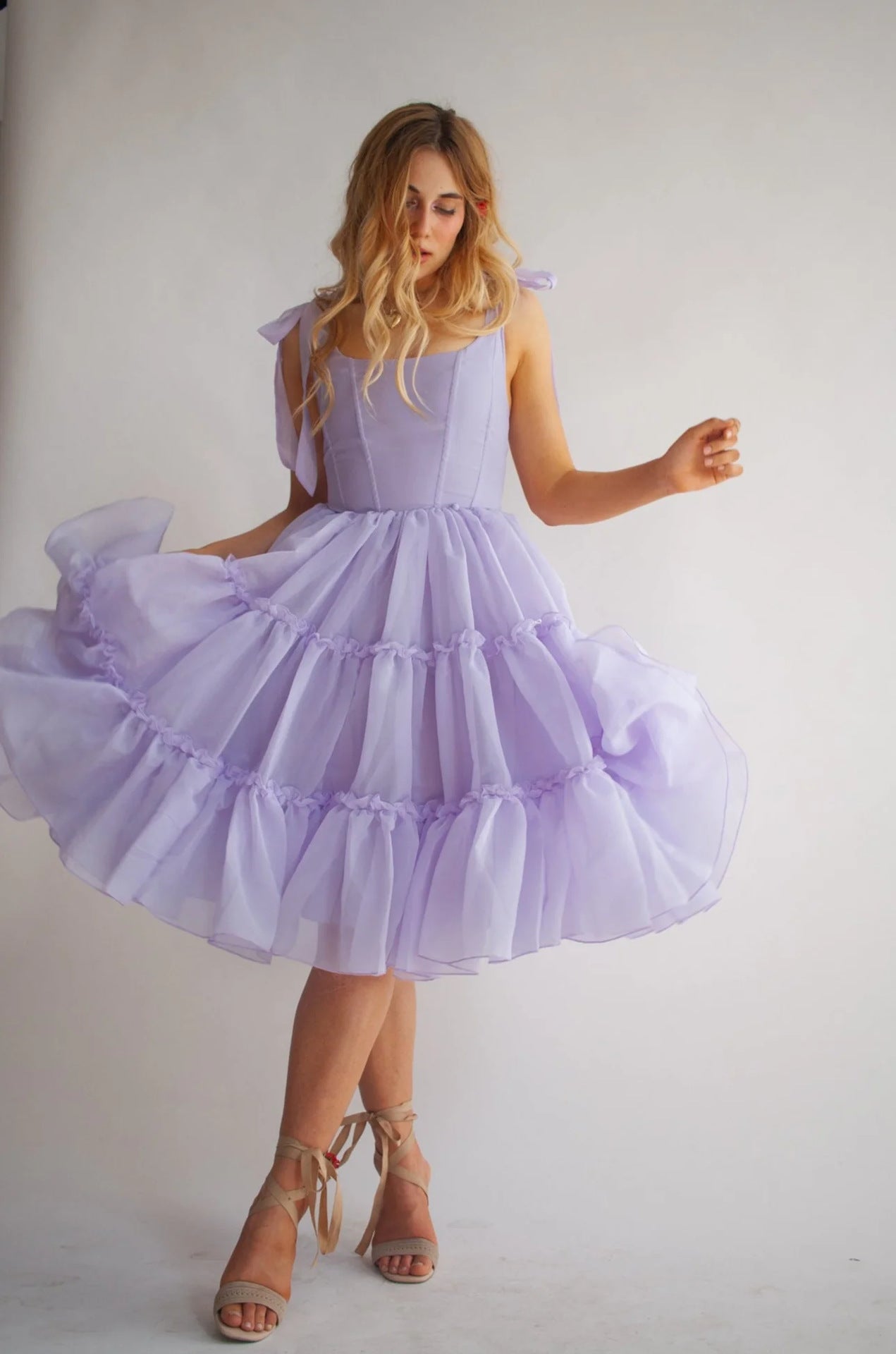 Women's Summer Fashion Temperament Wide Camisole Sleeveless Backless Dress