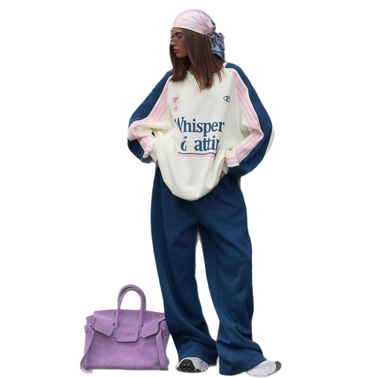 Women's Style Colorful Stand Collar Loose Comfort Trend Fashion Home Suits