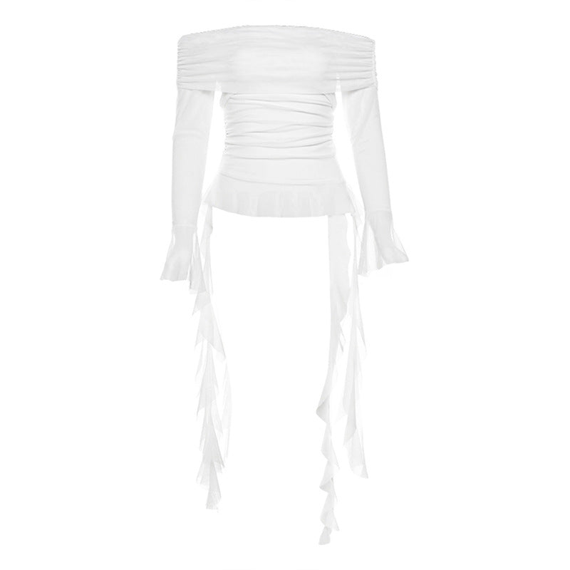 Women's Autumn Solid Color Street Fashion Long Blouses