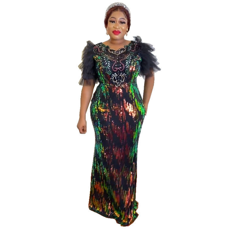 Women's Fishtail Dress Long African Fashion Wear Dresses