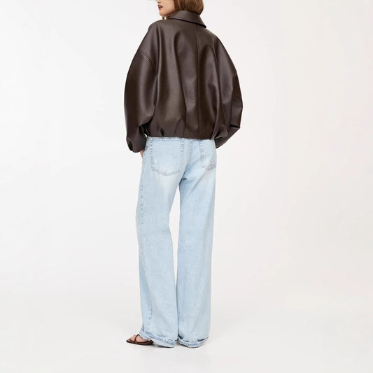 Women's American Retro Spring Bomber Casual Artificial Jackets