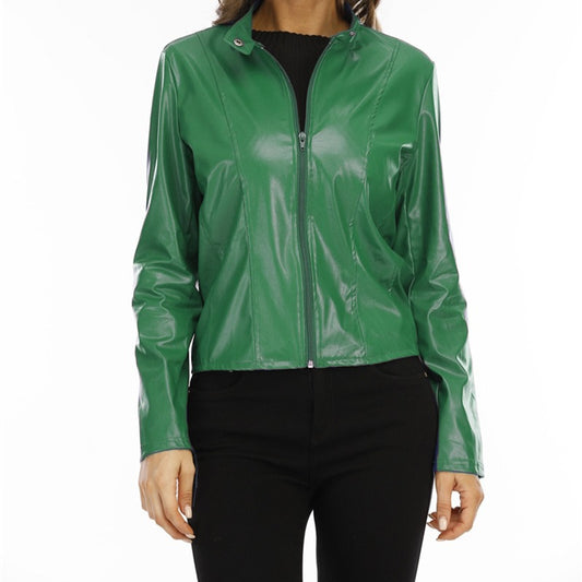 Women's Durable Pretty Elegant Fashion Leather Jackets