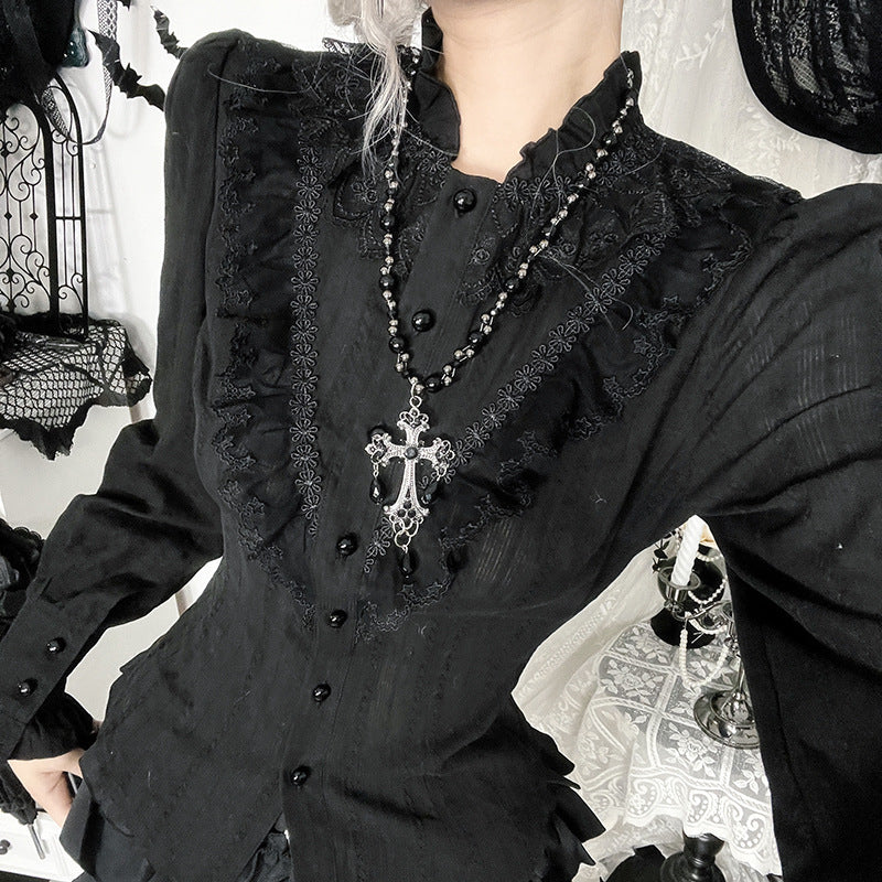 Women's Shirt Slim Fit Versatile Long Sleeve Blouses