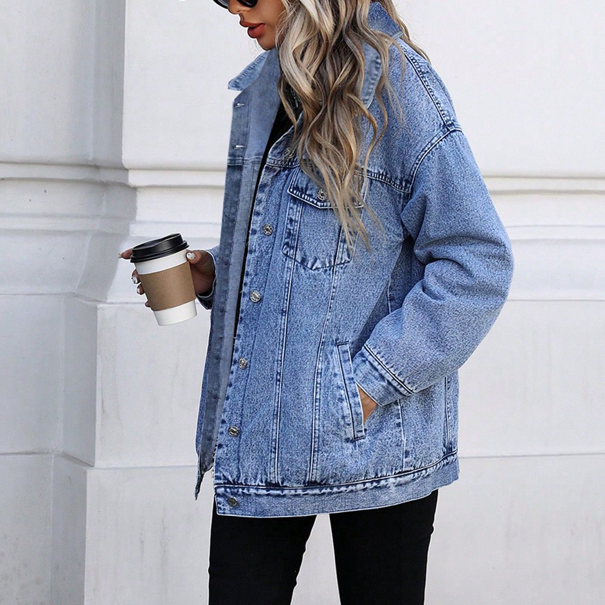 Women's New Loose Fashion Wear Denim Jackets