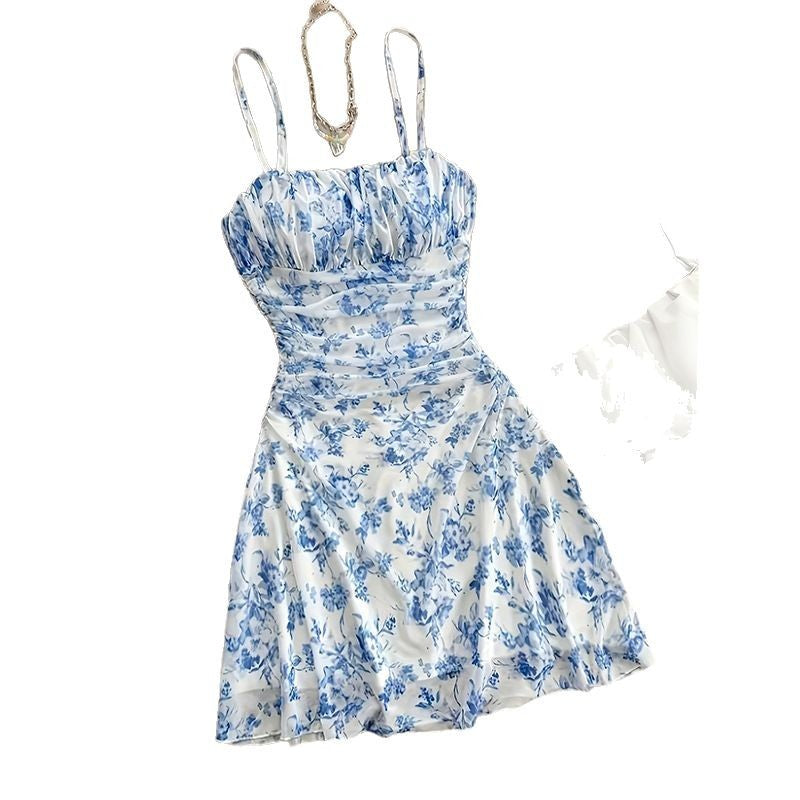 Tight Waist Summer Style Design Sense Minority Dress